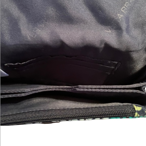 Vera Bradley Navy Green wristlet - Picture 5 of 8